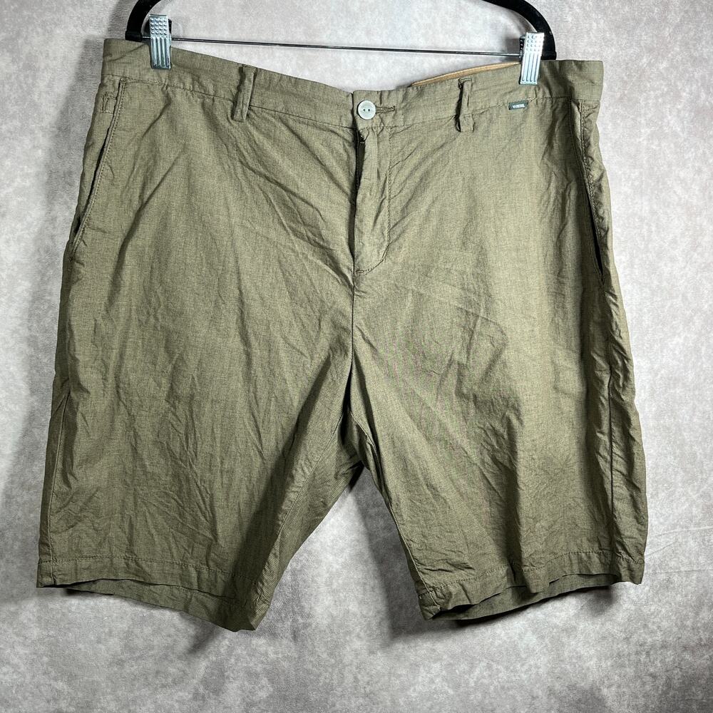 LinkSoul Performance Chino Shorts Mens 40 Brown‎ Flat Front Outdoor Golf Casual